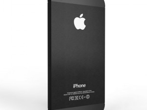 smartphone 5 black 3D 模型