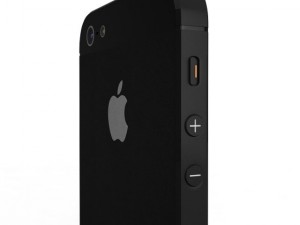 smartphone 5 black 3D 模型