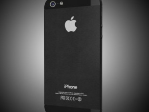 smartphone 5 black 3D 模型