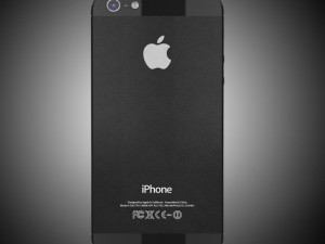 smartphone 5 black 3D 模型