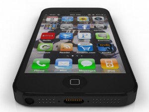 smartphone 5 black 3D 模型