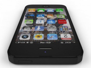 smartphone 5 black 3D 模型