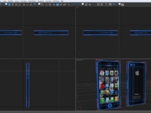 smartphone 5 black 3D 模型