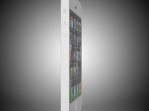 smartphone 5 white 3D Model