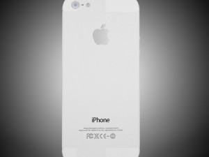 smartphone 5 white 3D Model