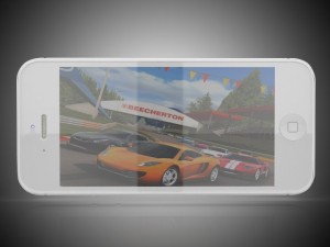 smartphone 5 white 3D Model