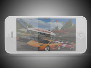 smartphone 5 white 3D Model
