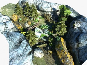 game ready environment scene 3D Model