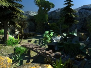 game ready environment scene 3D-Modell