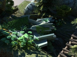 game ready environment scene 3D-Modell