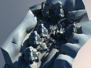 game ready environment scene 3D-Modell