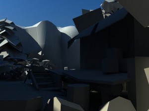 game ready environment scene 3D-Modell