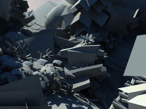 game ready environment scene 3D-Modell