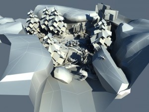 game ready environment scene 3D-Modell