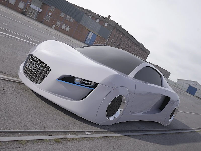 concept car audi rsq 3D Model .c4d .max .obj .3ds .fbx .stl .blend