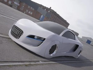 carro-conceito audi rsq Modelo 3D
