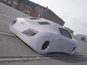 concept car audi rsq 3D Модель