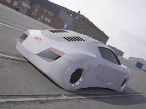 concept car audi rsq 3D Model