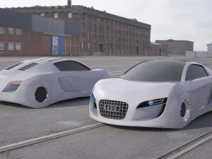 concept car audi rsq 3D Model