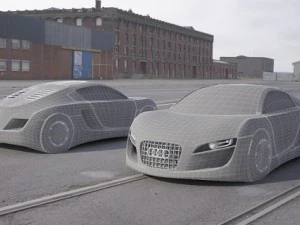 concept car audi rsq 3D Model