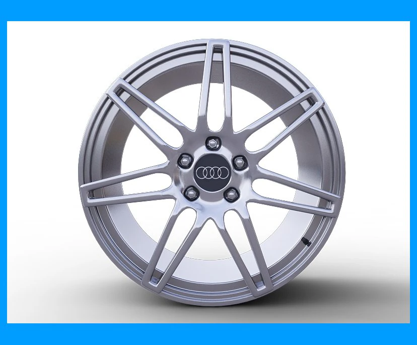 audi wheel 3D Model .c4d .max .obj .3ds .fbx .stl .blend