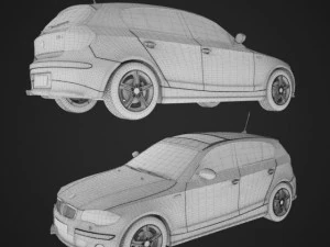 車02 3Dモデル