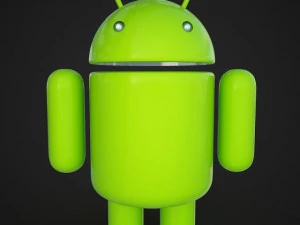 mascotte androide Modello 3D