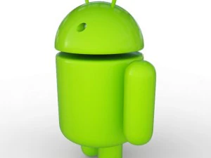 mascotte androide Modello 3D