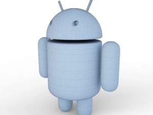 mascotte androide Modello 3D