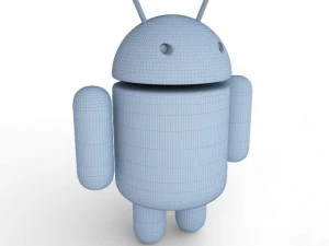mascotte androide Modello 3D