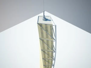 low poly building 3D Model