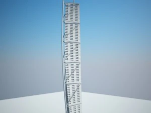 low poly building 3D Model