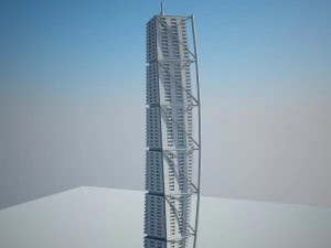 low poly building 3D Model