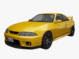 nissan gtr r33 3D मॉडल