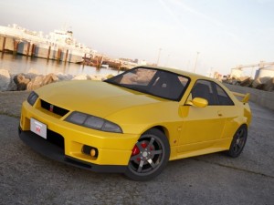 nissan gtr r33 3D मॉडल