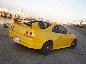nissan gtr r33 3D मॉडल