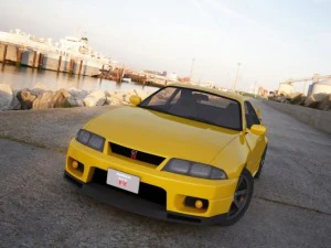 nissan gtr r33 3D Model