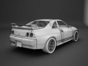 nissan gtr r33 3D Model