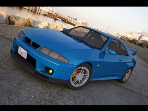 nissan gtr r33 Modelo 3D