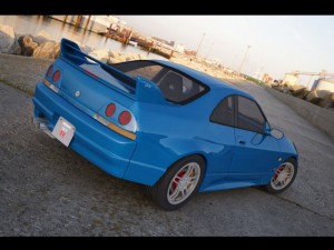 nissan gtr r33 3D Model