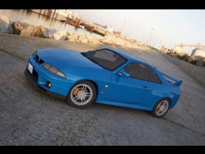 nissan gtr r33 Modelo 3D