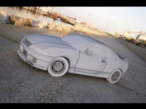 nissan gtr r33 Modelo 3D