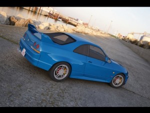 nissan gtr r33 3D Model