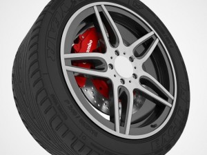 car sport wheel 3D मॉडल