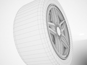 car sport wheel 3D Model
