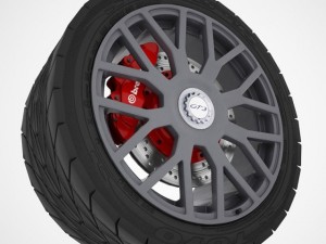 gt3 wheel 3D Model