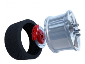 car sport wheel 3D Model