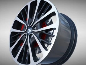 bugatti veyron wheel 3D Model