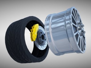 porsche panamera wheel Modelo 3D