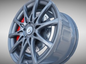lexus f sport wheel 3D Model